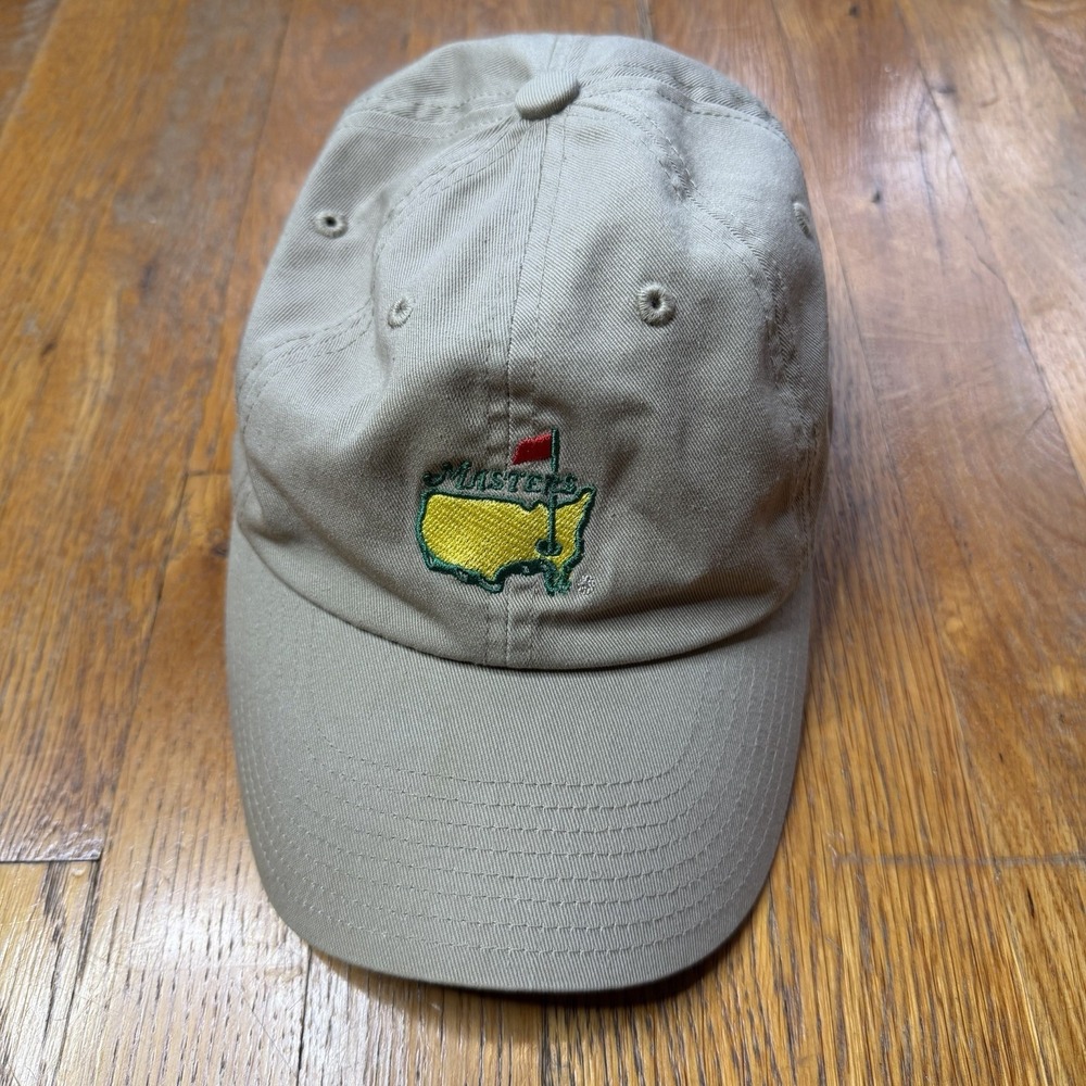 Masters Golf Championship Tournament American Needle Hat Cap Khaki Georgia